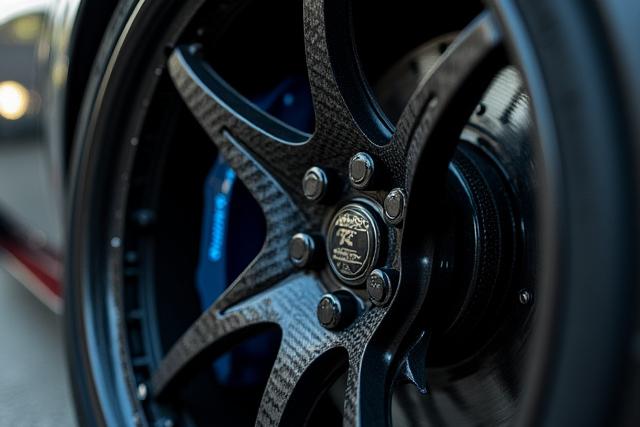 Nahaufnahme einer maßgeschneiderten Fahrwerksoptimierung